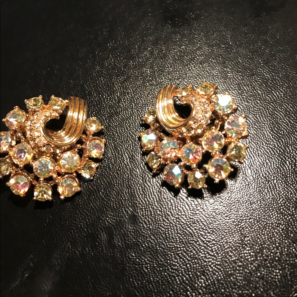 Vintage clip earrings
